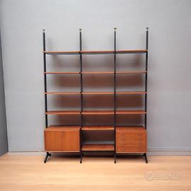 Libreria cielo terra anni 60 stile svedese 