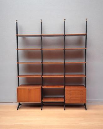 Libreria cielo terra anni 60 stile svedese 