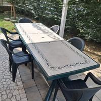 tavolo in resina Nardi da esterno 