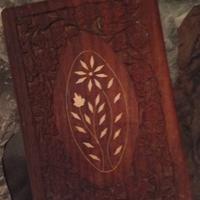 porta sigari in legno intagliato a mano 