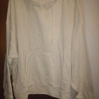 felpa oversized con cappuccio e tasche frontali  