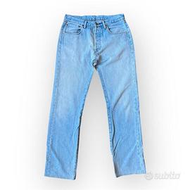 Jeans Levi's 501 tg 32x32 azzurro uomo dritto