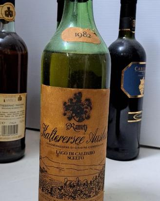 1982 Bottiglia vino Lago Caldaro Scelto Kaltererse