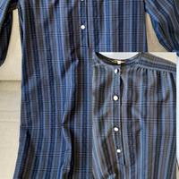 Vestito blu a righe