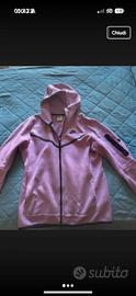 Felpa Nike Tech Fleece rosa con zip