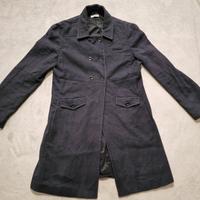 cappotto miu miu made in italy blu notte taglia 40