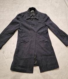 cappotto miu miu made in italy blu notte taglia 40