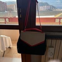 Borsa a mano e a tracollo Lordh similpelle nera.