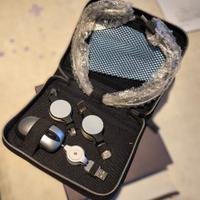 Set Pc da viaggio tessuto e argento 925