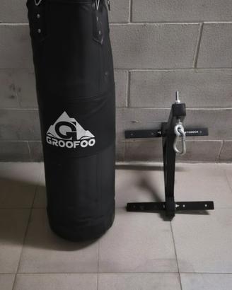 Sacco da Box Groofoo + supporto da parete Outshock