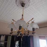 lampadario vintage anni 80 