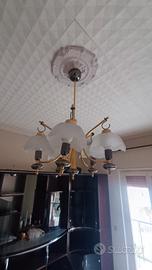 lampadario vintage anni 80 