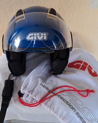 Casco moto Givi Air Jet HPS 11.1 blu