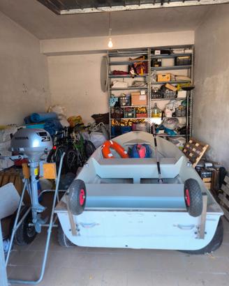 Trasporto su portabagagli e facile messa in acqua