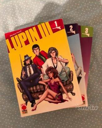 Manga Lupin III 1,2 e 3 Completamente nuovi