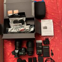 Panasonic G9 con obiettivi
