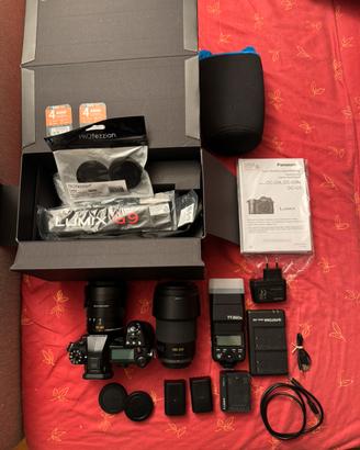 Panasonic G9 con obiettivo 12-60 2.8-4.0