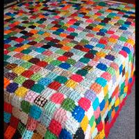 Coperta fatta a mano per letto matrimoniale 
