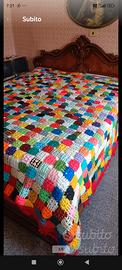 Coperta fatta a mano per letto matrimoniale 