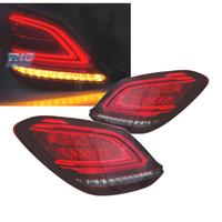 FANALI PER MERCEDES CLASSE C W205 14-18 LED ROSSO 