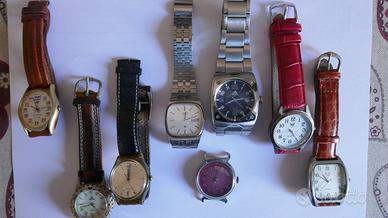 Lotto di 8 orologi da polso