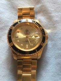 Orologio placcato oro