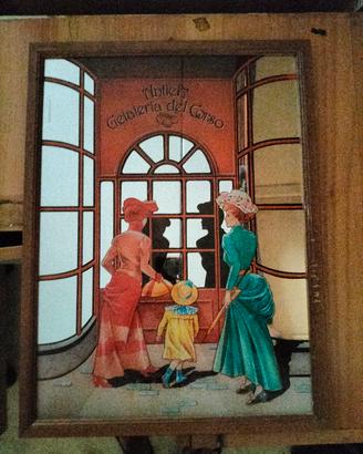 quadri specchiati da bar  vintage 