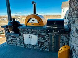 FORNO LEGNA GAS ALFA REFRATTAR INOX PIZZA PANE TOP