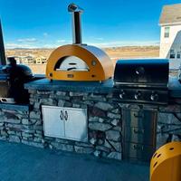 FORNO LEGNA GAS ALFA REFRATTAR INOX PIZZA PANE TOP