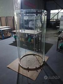 Box doccia rotondo in cristallo. Nuovo. 