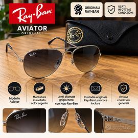 Occhiali da sole Ray-Ban Aviator con custodia