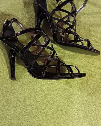 Scarpa  sandalo décolleté nera