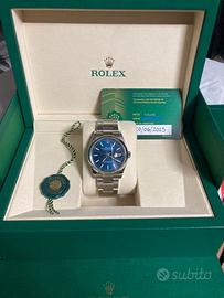 rolex datejust 36 blu