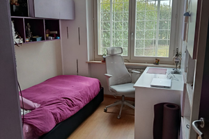 Camera in casa con giardino, zona universitaria