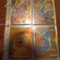 4 carte Pokemon gold