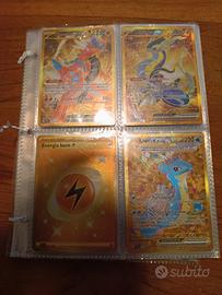 4 carte Pokemon gold