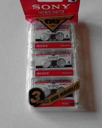 Micro cassette sony 3mc-60b