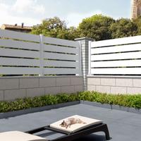 Recinzione in alluminio pannello traforato in kit