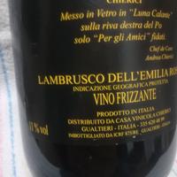 Lambrusco Chierici frizzante amabile 1.5 litri