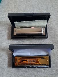 Nr. 2 armoniche a bocca in DO e SOL