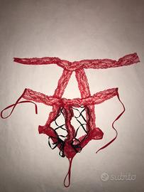 Body sexy di pizzo rosso