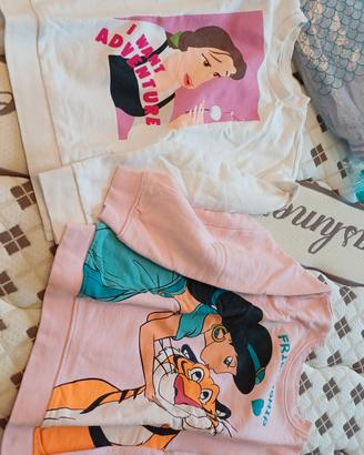 2 felpe primcipesse disney 9 anni