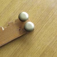 2 maniglie in ottone a pomello pieno per mobili va