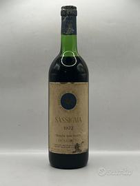 Sassicaia 1972 molto raro da collezione