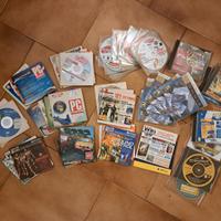 Lotto CD riviste con Software e Giochi