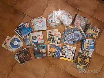Lotto CD riviste con Software e Giochi