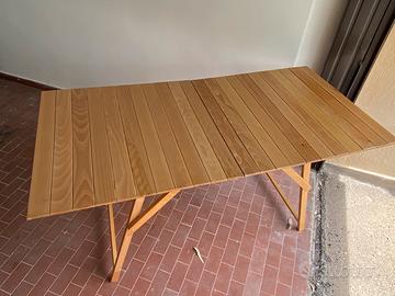 Tavolo in legno richiudibile 120x60cm