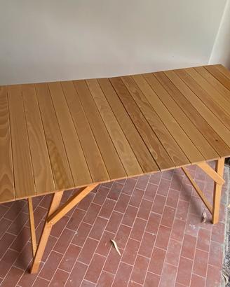 Tavolo in legno richiudibile 120x60cm
