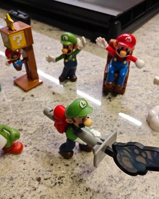 Lotto 7 personaggi Nintendo Mario Bros