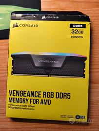 ram corsair vengeance rgb 2*16gb (32 gb totali)